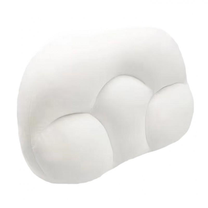Memory Foam Cloud Pillow Neck Lumbar Support Breathable Cotton Cover Modern Minimalist Throw