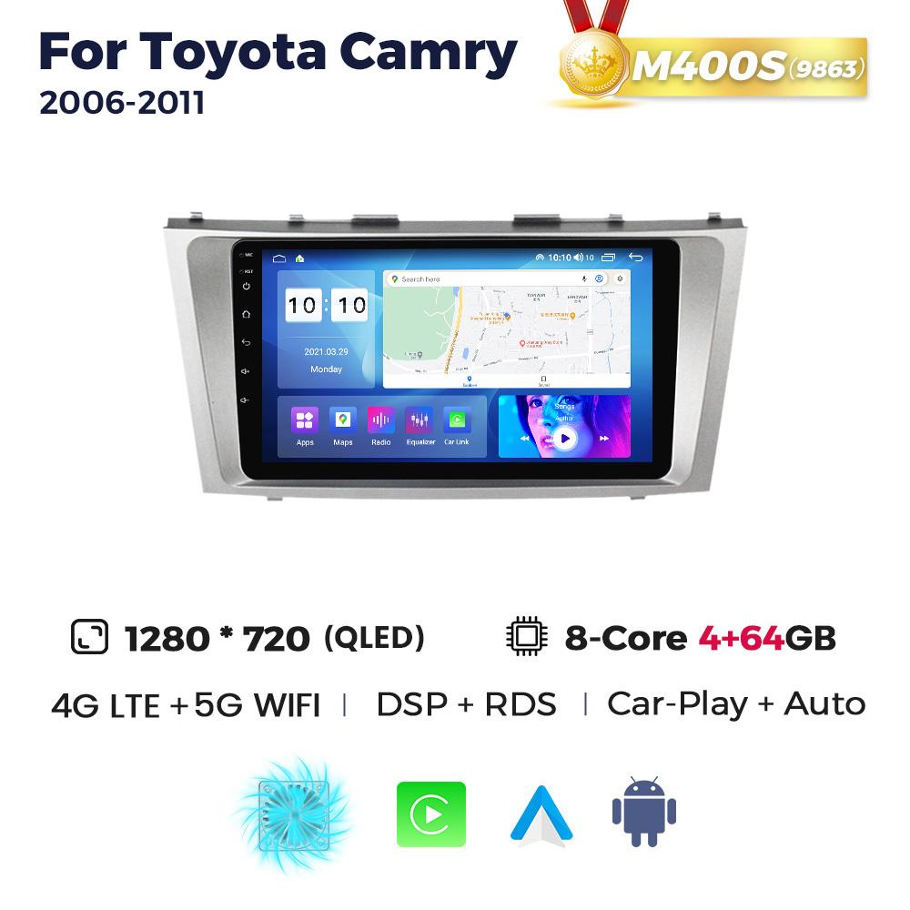 Navifly 2Din Android Car Radio For Toyota Camry 7 XV 40 50 2006-2011 Multimedia Video Player GPS Carplay Auto Stereo Head Unit