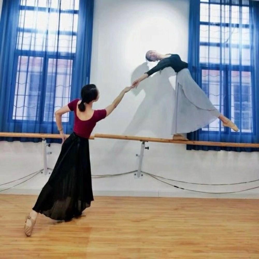 Wrap Scarf Long Chiffon Dance Skirt Long Dance Costumes Skirt Fairy Ballet Tutu Skirt  Gymnastics