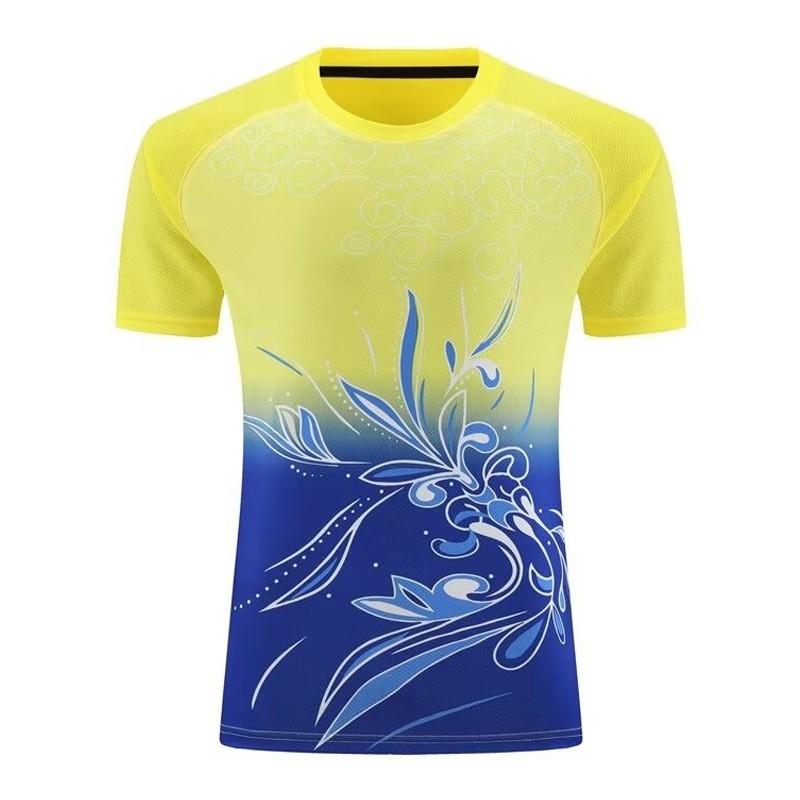 Men Women Breathable Badminton Tennis Volleyball Ping Pong Training Sportswear Set Custom Print Team Uniform