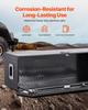 VEVOR Heavy Duty Aluminum Truck Bed Tool Box, Diamond Plate Tool Box with Side Handle and Lock Keys, Storage Toolbox Chest Organizer for Trailer