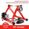 Foldable Magnetic Bike Trainer Stand 6 Speed Roller Cycling Station Indoor Bicycle Exercise Training Stand for 20-28 Inch Tire