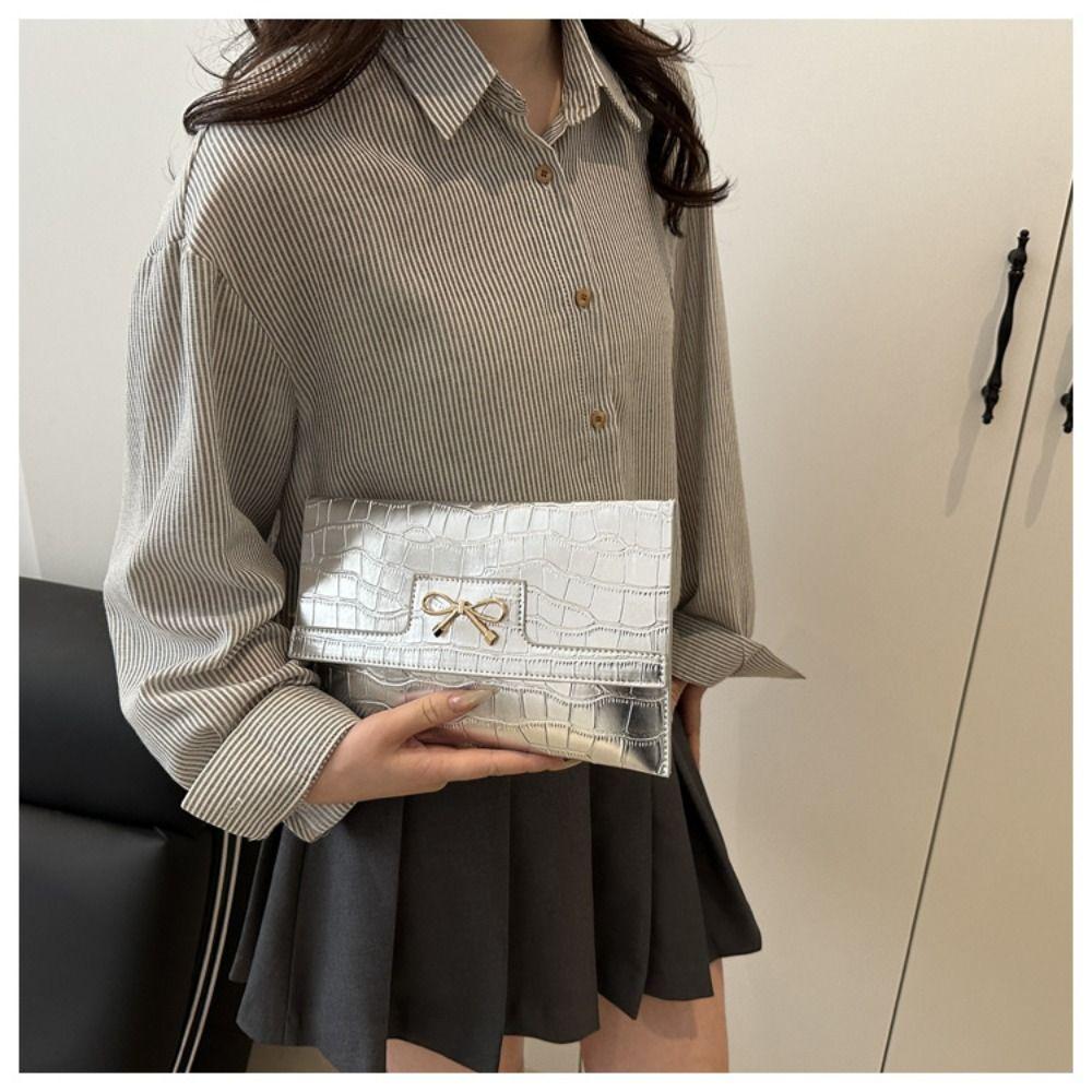 Wallet Bow Envelope Bag Handbag Evening Banquet Bag Casual Ladies Clutch Bag Women