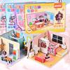 Living Room Pretend Play Paper Doll House Bedroom 3D Paper Puzzle Room  Kids/Children/Toddler