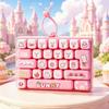 Cute Design Decompression Button Toy Creative Style Keyboard Keychain  Children Use