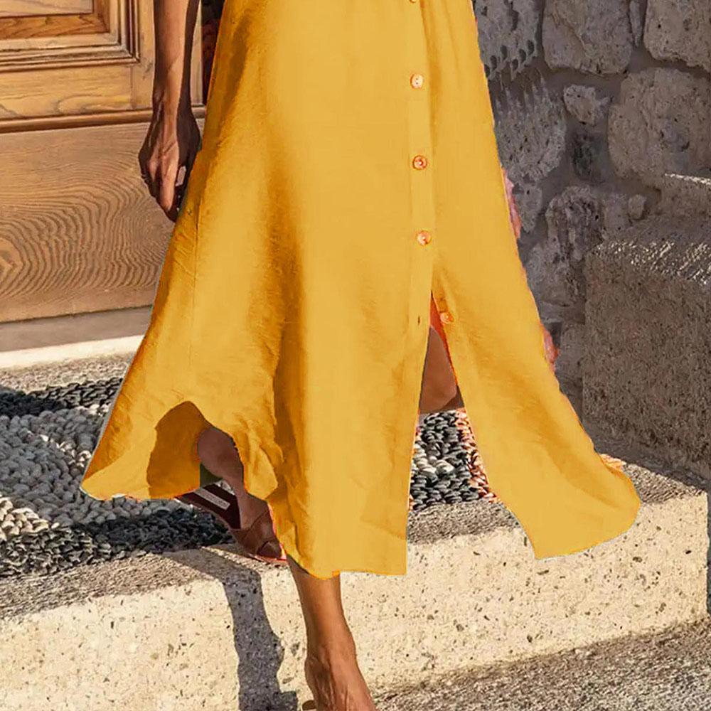 OL-Kleid mit Button-Down-Hemd für Damen