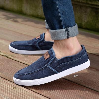 Spring Canvas Shoes Casual Korean Student Shoes Sports Lazy Breathable Anti-skid Shoes Men's Shoes