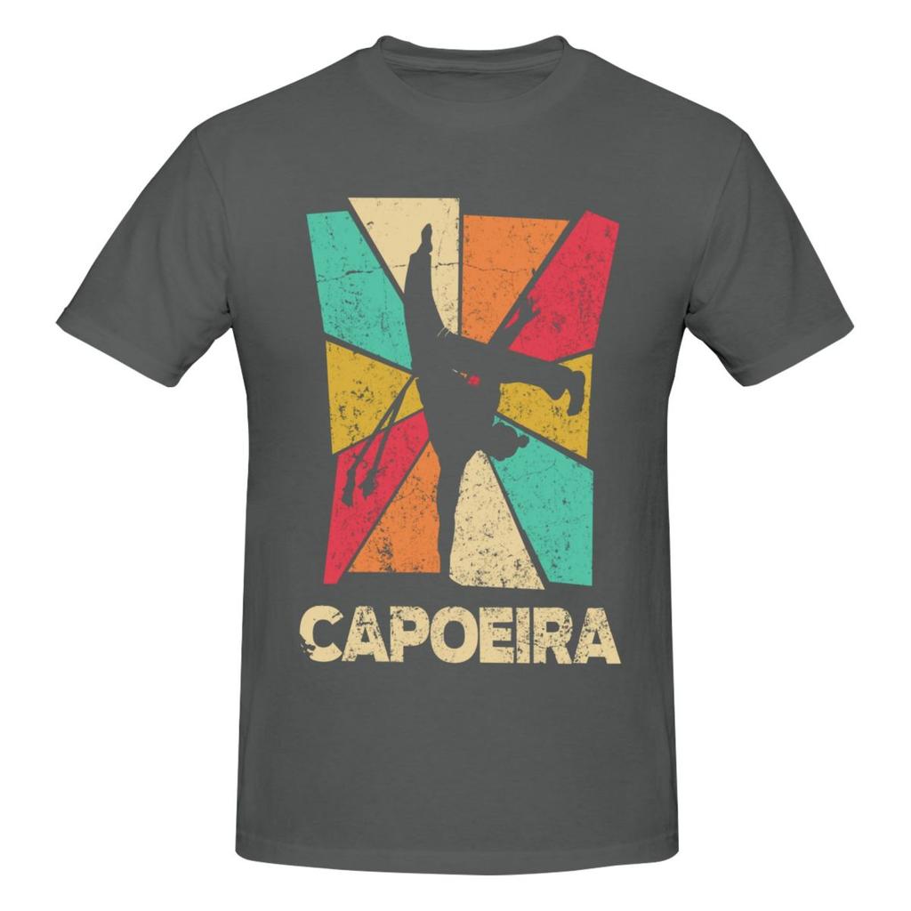 Unisex Funny Martial Arts Kickboxing Capoeira Vintage T Shirt Streetwear Oversized Oneck Cotton Sleeve Custom Unisex Clothing