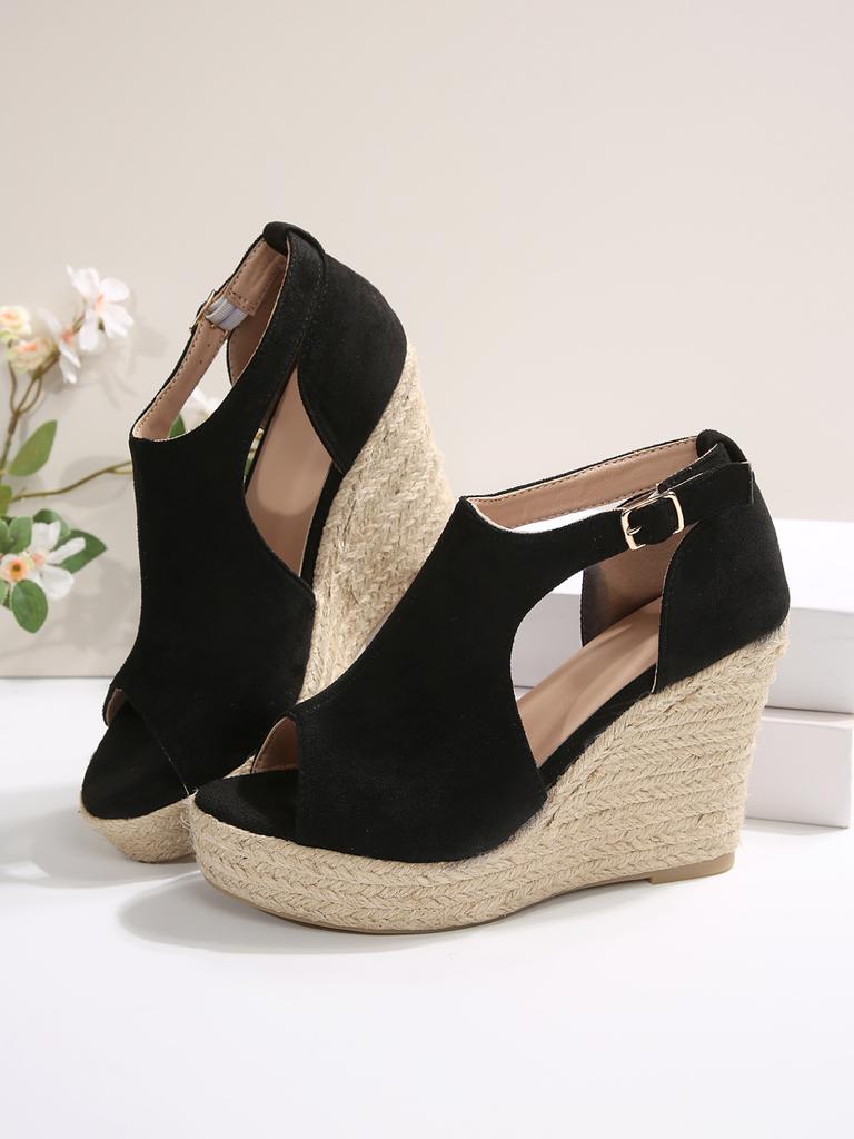 Fashion Heeled Sandals for Women Summer 2025 Women Sandals Comfort Buckle Strap Platform Shoes for Women New Sandalias Heels