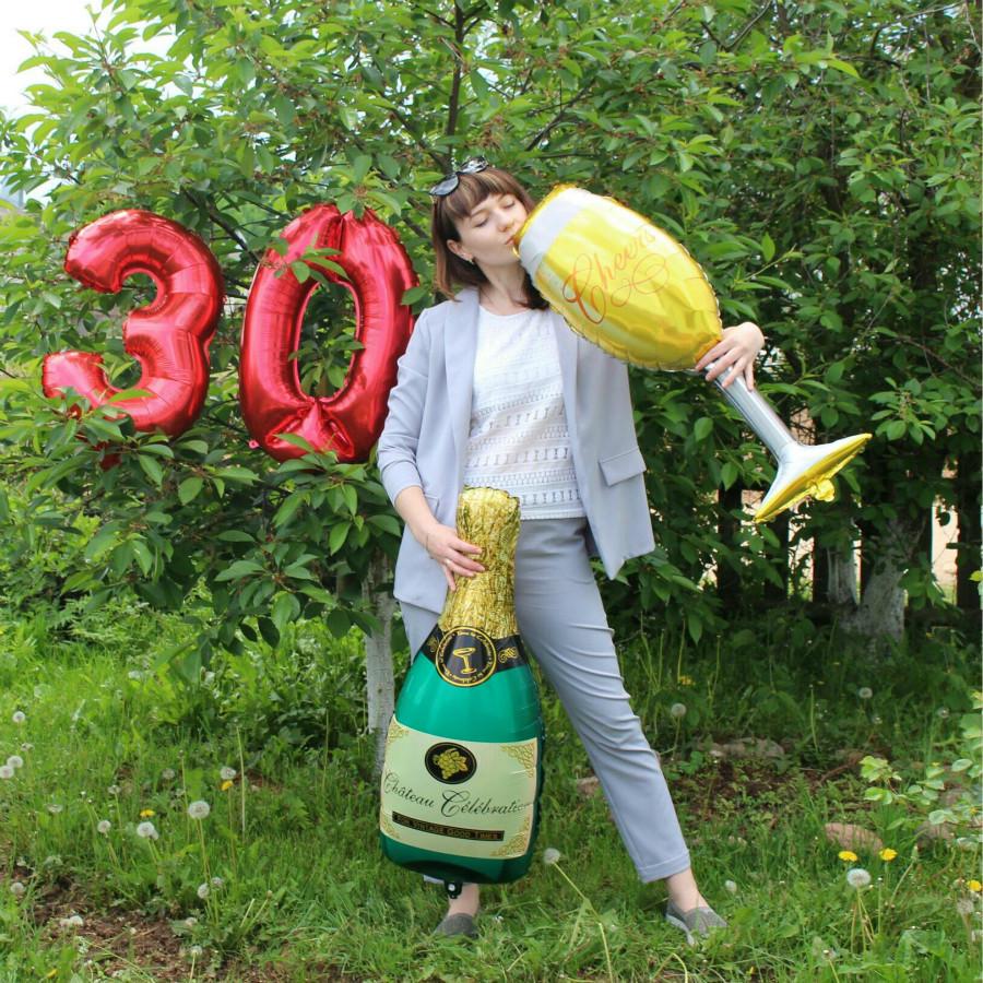 Champagne Cup Foil Balloons Wedding Balloons Whiskey Bottle Balloon Party Decoration Supplies