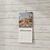 12-Month Cat Theme Monthly Calendar Thick Paper Wall Hanging Calendar  Living Room