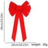 Red Velvet Christmas Bow DIY Gift Box & Tree Decoration