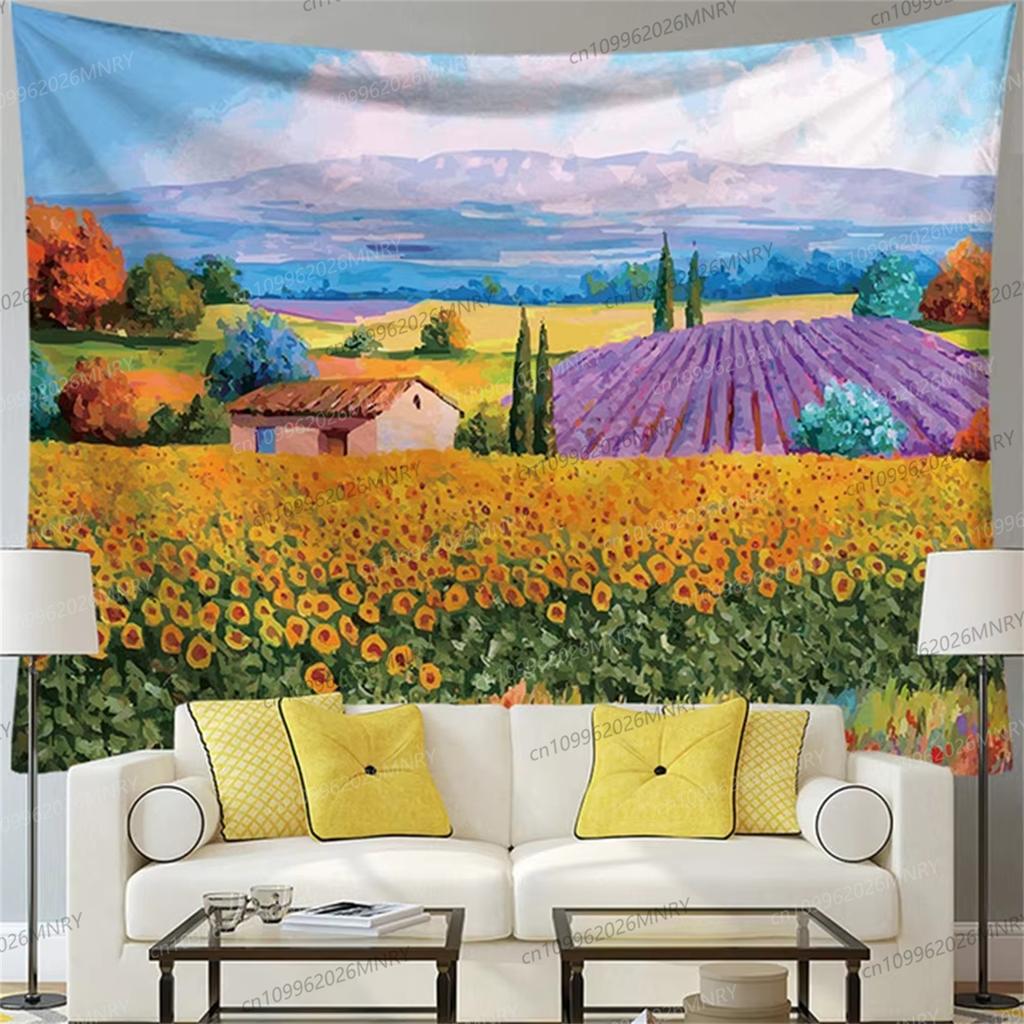 Sunflower Tapestry Wall Tapestry Decor Bright Flower Print Perfect Gift for Dorm Tapestry Bedroom Living Tapestry Room Tapestry