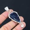 Friendship Day Deal Sterling Silver Sodalite Gemstone Daughter Birthday Pendant