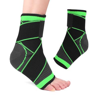 Nylon Knitted Adjustable Sports Ankle Brace, Pressurized Anti-winding Ankle Brace, Breathable Strap Fixed Protective Gear
