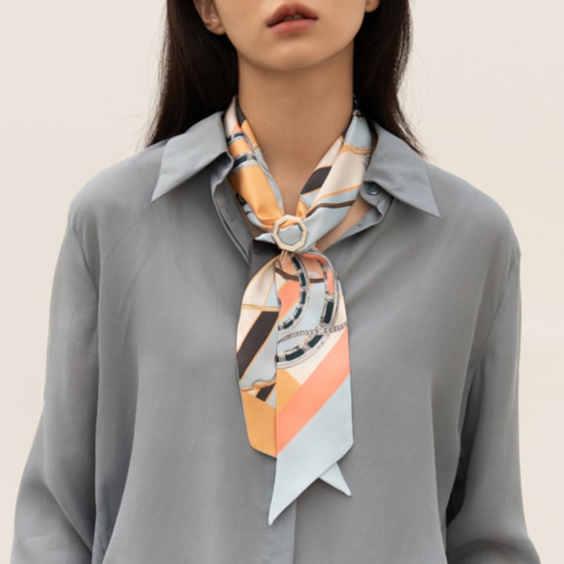 Saint Luxure Pretty Scarf Petite Twilly Sunny SL21SLTSN