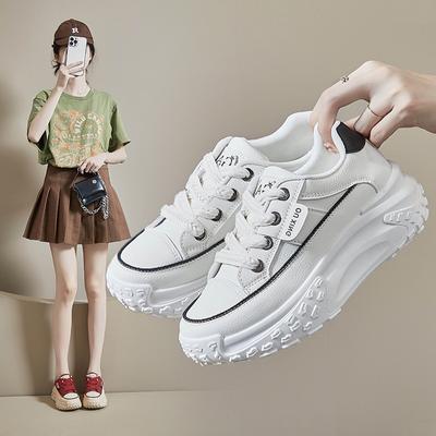 Sapatos Femininos Primavera Sapatos Plataforma Tênis Casuais Sapatos Versáteis de Designer de Moda Tênis Femininos de Alta Qualidade