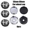 4pcs 56mm 60mm alfa romeo 3D Car emblem Wheel Center Hub auto Rim refit dust-proof badge covers cap styling accessories fw6