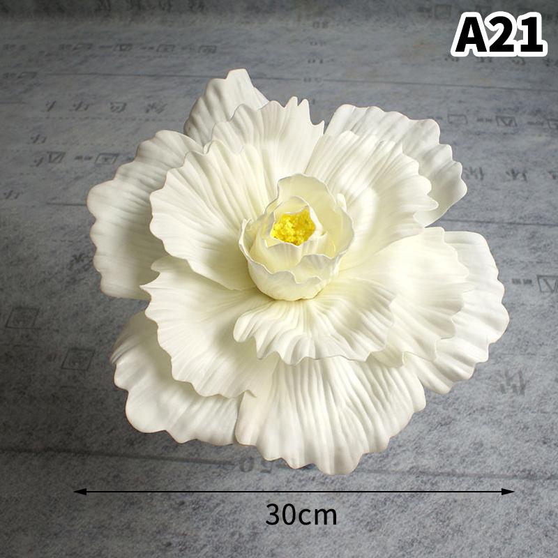 30/40 cm Pianka PE Róże Sztuczne Kwiaty Ślub Ogród Ściana Droga Cytowana Scena Impreza DIY Kwiatowa Ściana Tła Dekoracja