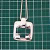 [Used] TIFFANY 925 Open Cross Long Pendant/Necklace/g517-33