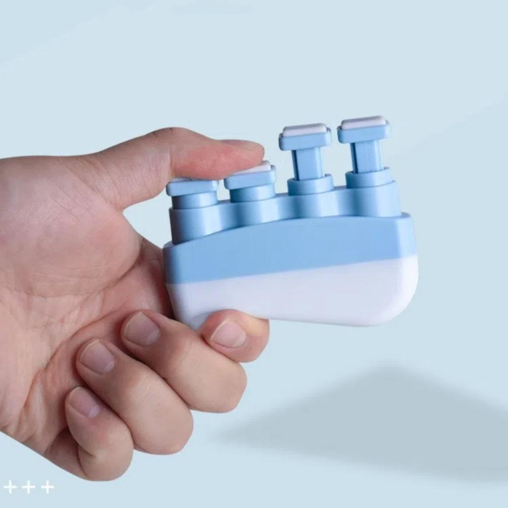 

Portable Finger Trainer Flexibility Finger Exerciser Trainers for Piano Guitar сірий