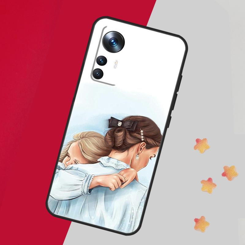 Familie Mom Girl Women Case For Xiaomi 13T Pro 12T 11T 12 14 13 Lite 12X POCO F5 X3 X5 Pro X4 F4 M5 M5s F3 Cover