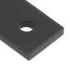 10PCS Flat Tie Plate Aluminum Alloy 2 Holes Rustproof Anti Corrosion Metal Fixing Bracket Connector for Table