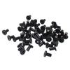 50Pcs Set Rubber M5 Well Nuts Fasteners for Car Windscreen Motorcycles Fairing Kayaks