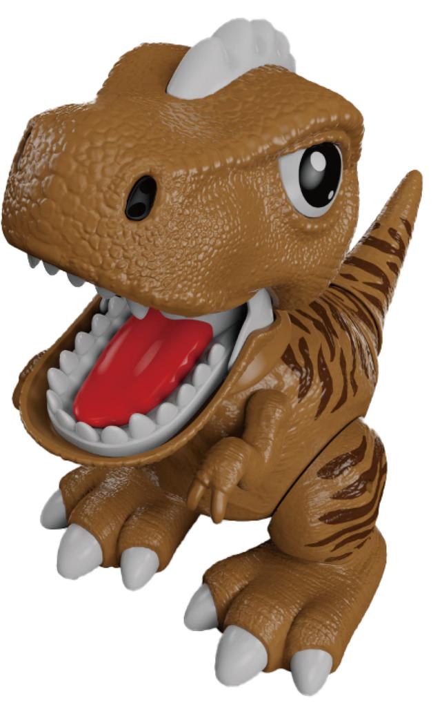 Iwaya Gablin the ST Mark Ages 3 and Electric Dinosaur Toy Dinosaur, Brown, Certified, Up,