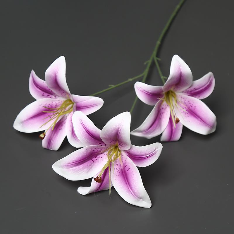 Hochzeitslilie Künstliche Blume 3D-Druck - Heimdekoration, Hotelornament, Schaufensterdekoration