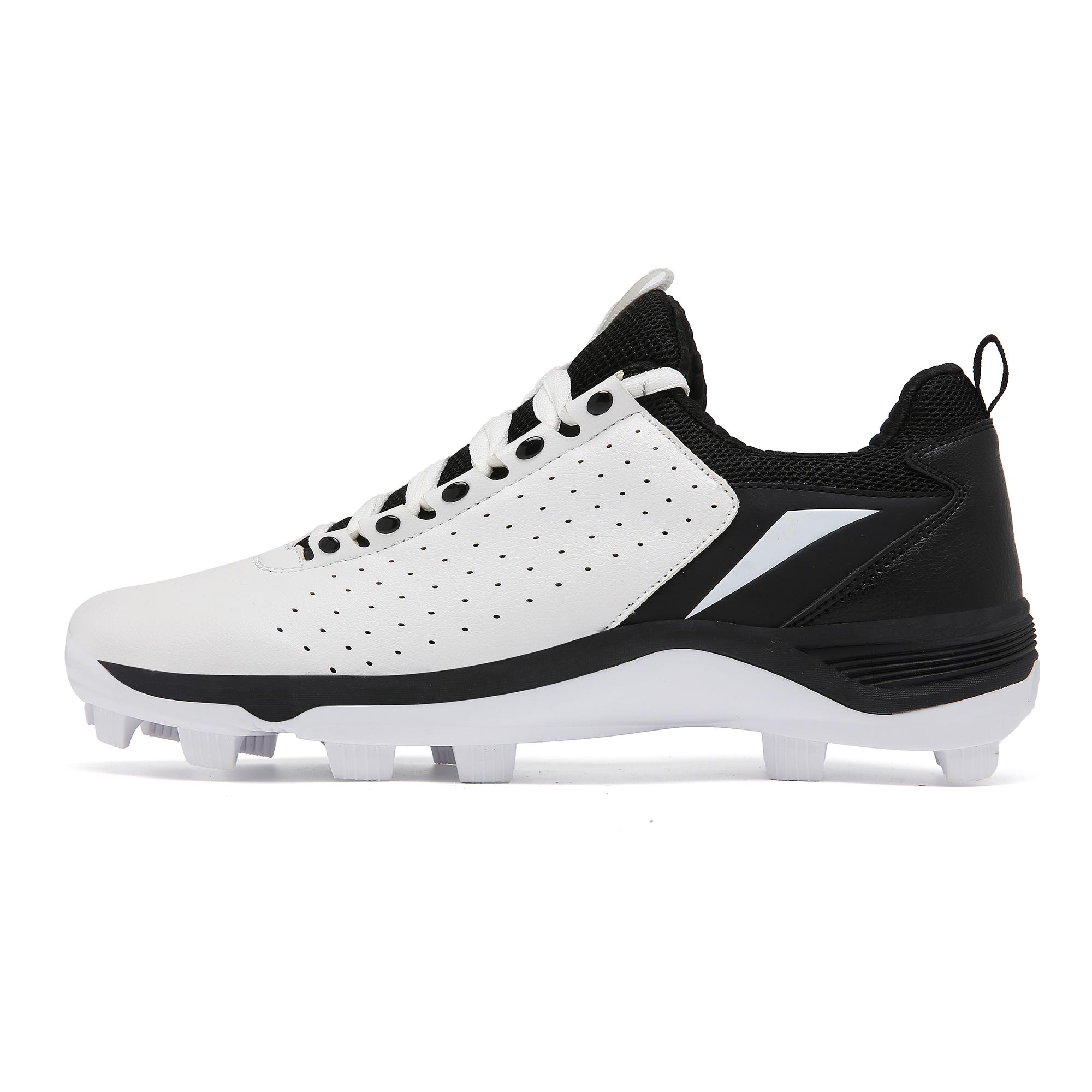 

Men s Baseball Shoes Training Long Spikes Softball Shoes Non-slip Cleats And Turf Softball Sneakers Beginners Baseball Sneakers 40