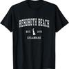 Rehoboth Beach Delaware DE Vintage Athletic Sports T Shirt