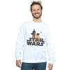 Star Wars Mens The Mandalorian Mando And The Child Silhouette Sweatshirt