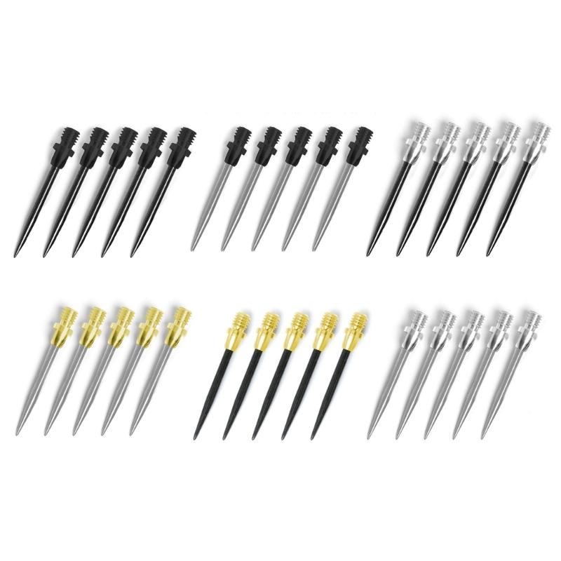 5Pcs Dart Replacement Tip Converter Points 2BA Thread Dart Steel Tip Dart Part Professional 2BA Thread Dart Steel Tip