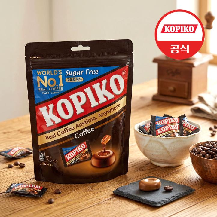 Sugar Free Coffee Candy with Rich Kopiko Coffee Flavor 300g