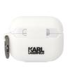 Hülle für AirPods Pro Karl Lagerfeld Choupette Kopf Weiß 3D