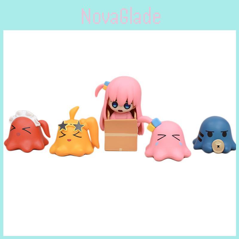Bocchi The Rock Pvc Figurine With Assembly For Collectors Display And Fans Gift