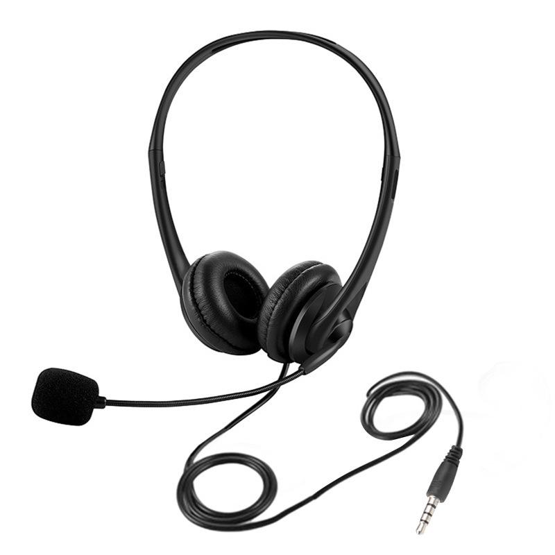 Single-Ear Wired USB Headset with Mic and Customizable Logo