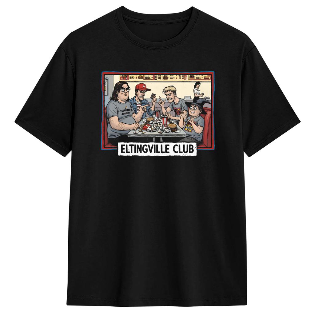 Streetwear T Shirt The Eltingville Club Pure Cotton Tshirts Fashion Tshirt For Unisexs Summer Y2k Classic Short Sleeve Tees