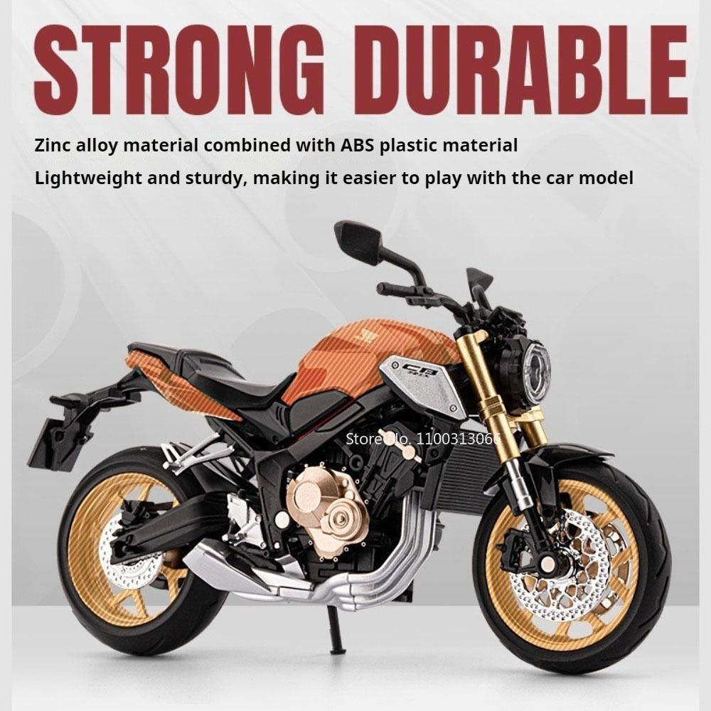 1:12 Honda CB650 CB400F Motorcycles Alloy Models Cars Diecast Toys Wheel Shock Absorption Miniature Motorcycle Table Decoration