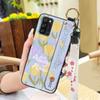 Anti-dust Soft case Phone Case For Blackview A100 Flower Back Cover Lanyard Protective Ring Oil Painting Waterproof