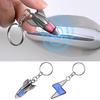 Car Static Eliminator Discharger Keychain Pendant Novel Rocket Design Anti-Static Device For Car Metal Door Handle
