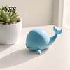 Cute Mini Whale Statue Figurine, 3D Printed Ornament Desktop Figurine Decoration, for Office Home Desk Tiny