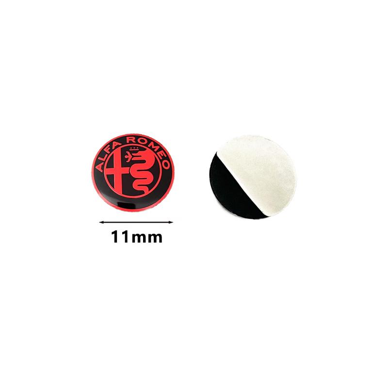 Trbdm9 Car Key Stickers Auto Control Keychain Emblem Accessories For Alfa Romeo 156 159 147 4C 8C 166 Giulia Giulietta Mito Stelvio GT