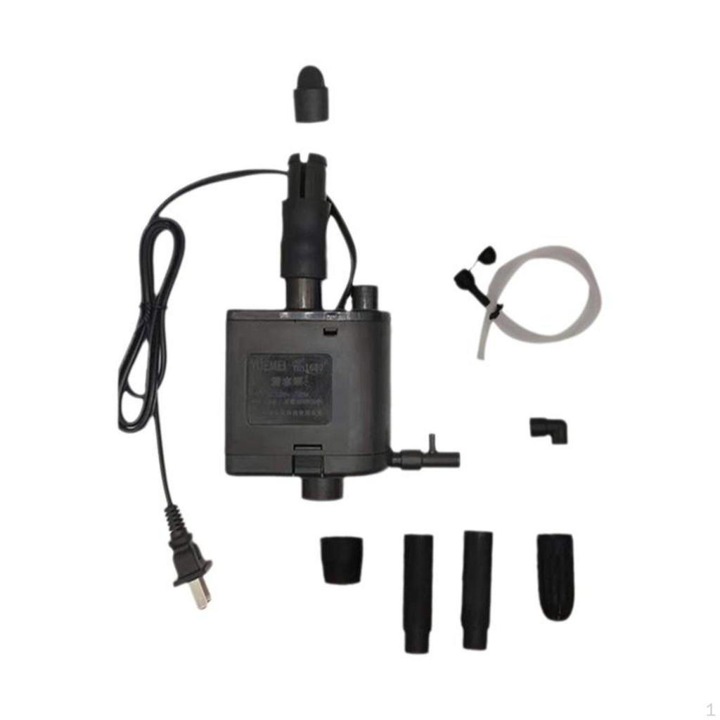 Aquatic habitat purifier, underwater pump, air enrichment, fish container filtration, low noise No