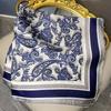 Luxury  Vintage Paisley Square Scarf Stylish Thin Breathable Satin Small Neck Scarf Casual Daily Versatile Headband