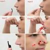 Invisible Nose Shaper 3 Size Pain Free Nose Straightener Acrylic Soft Nasal Bridge Straightener for Adults Teens Beauty Tools
