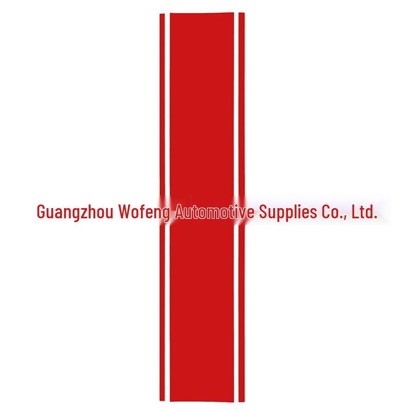 Naklejka na maskę Mustang Racing podwójny pas - D315 Naklejka winylowa