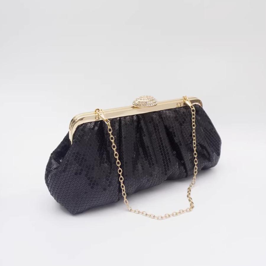 Sequined evening bags banquet wedding handbag clutch purse for women new elegant lady's dinner bag cheongsam chain crossbody bag