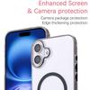 For iPhone 16 Plus Magnetic Case Compatible with MagSafe 1.0mm Ultra Thin PC Back Cover